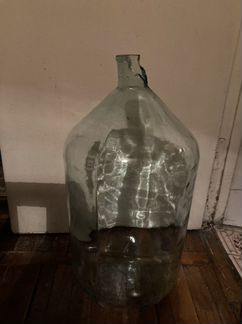 Бутылка советская из толстого стекла