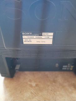 Телевизор Sony старый