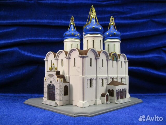 Макет Храма Успенский собор Троице-Сергиевой Лавры