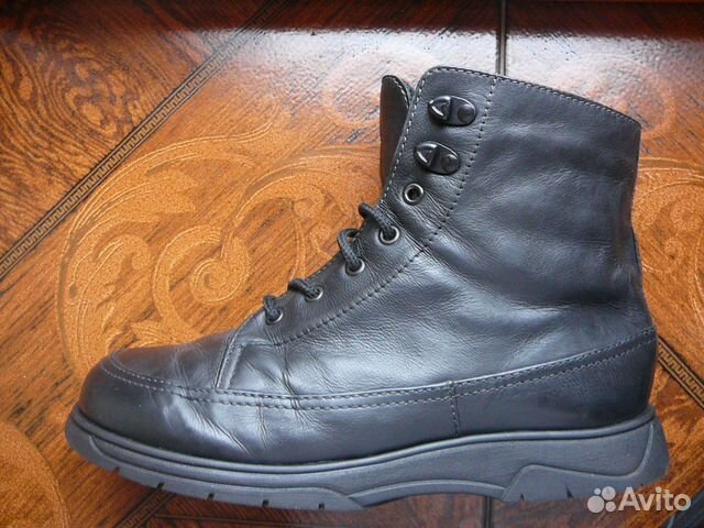 Ботинки кожаные 