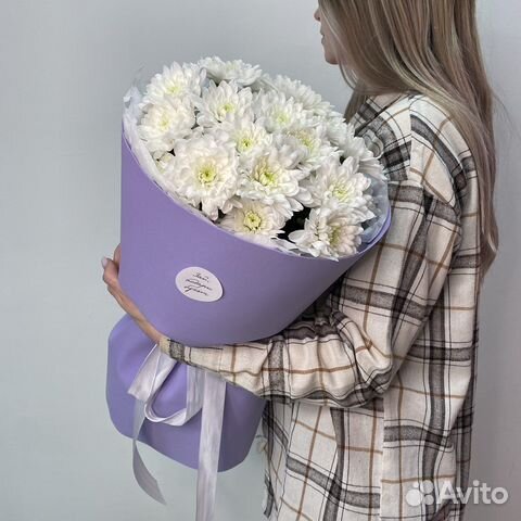 Букет из хризантем 