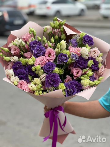 Букет из эустома