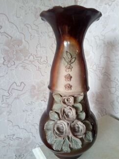 Ваза напольная керамическая