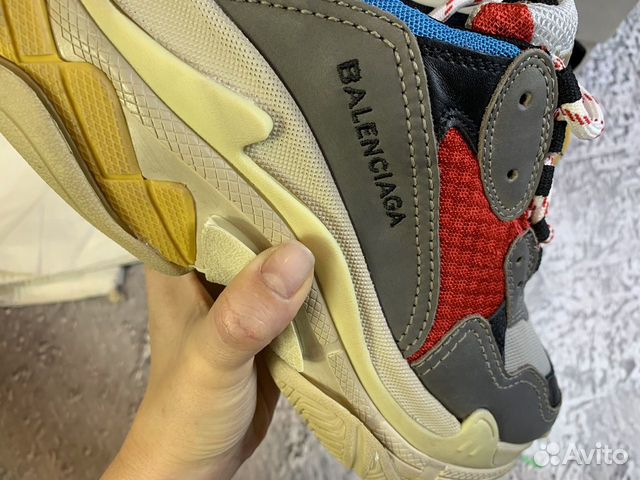 Balenciaga Triple S “Grey/Red”