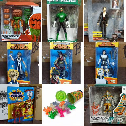 Фигурки Power Rangers Pumpkin Rapper,Green Lantern