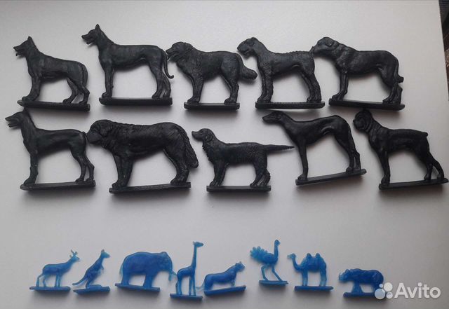 Набор фигурок животных СССР игрушки