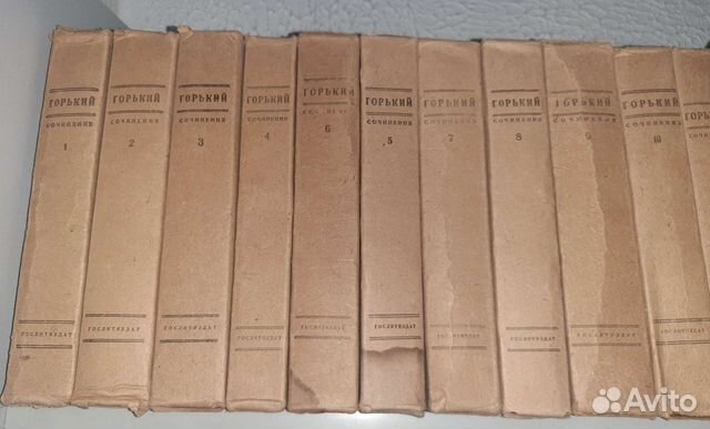 Книги Собрание сочинений Горького
