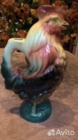 Фарфоровый кувшин Петух, СССР