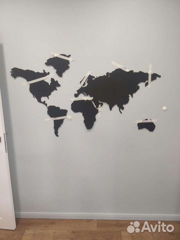 Отдам Доска для записей Карта мира