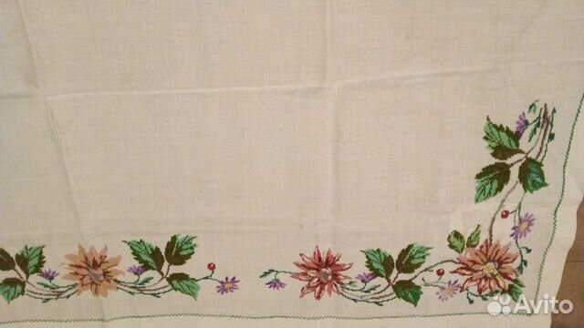 Винтажные кружевные, вышитые изделия 40-х годов
