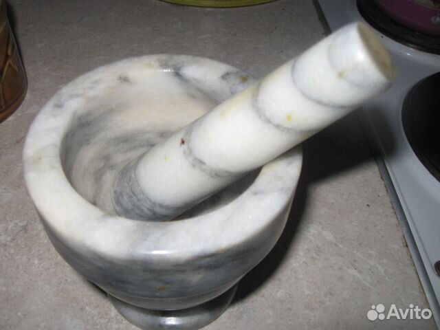 Ступка мраморная