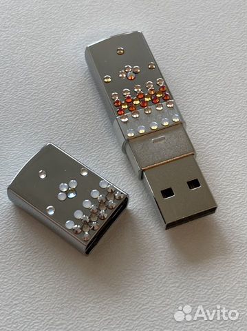 Флешка с кристаллами Swarovski
