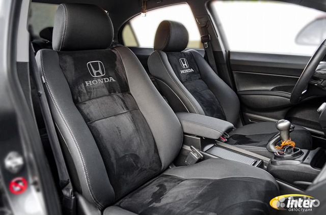 Авточехлы из экокожи Honda Civic 4D (8th)