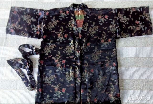 Шелковый халат