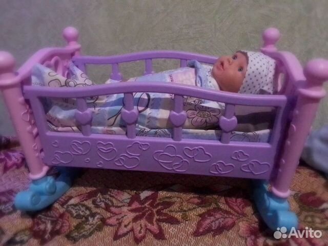 Кроватка с куклой