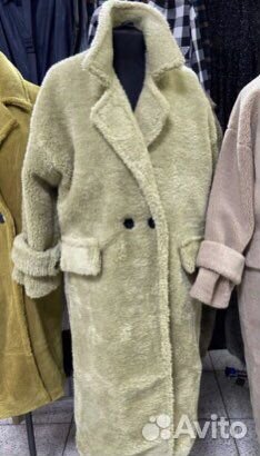 Шуба пальто тедди