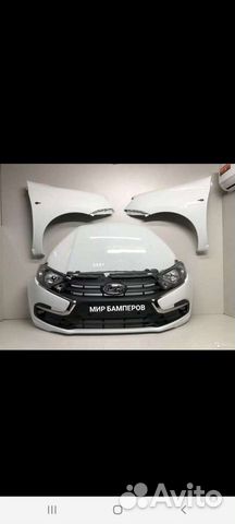 Бампер Лада Гранта FL в цвет и все LADA