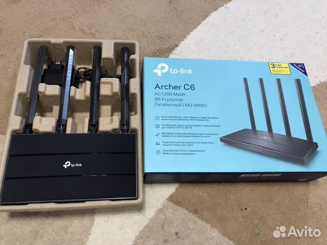 Wifi роутер TP link archer c6