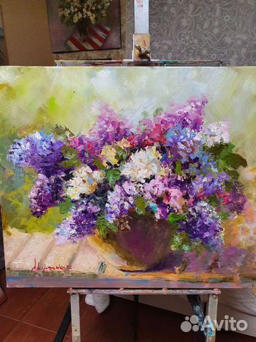 Картина маслом на холсте натюрморт 