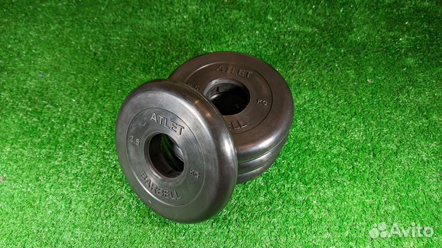 Диск Barbell Atlet - 2.5 кг Новый D50 (51мм)