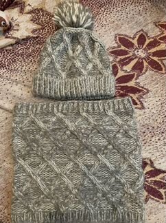 Комплект шапка и снуд next, 5-8 лет