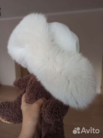 Шапка ушанка из финского песца