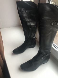 Сапоги кожаные Tamaris 40 размер