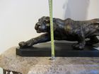 Бронзовая скульптура Пантера на камне. Длина 65 см объявление продам