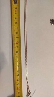 Цепочка серебро 925 золочение