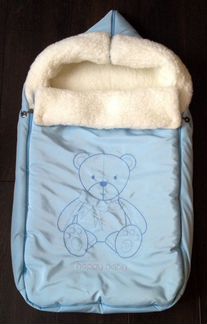 Конверт зимний из овчины happy baby lamby новый