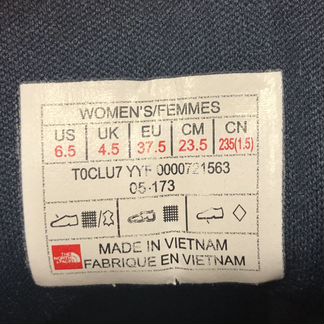Ботинки женские The North Face, лимитка, 37 размер