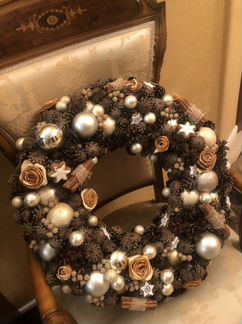 Венок рождественский новогодний