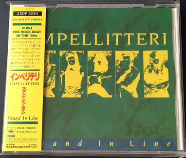 Impelliteri Stand In Line OBI Japan