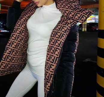 Пуховик Fendi двусторонний (S;M;L) Premium