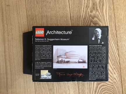Lego architecture музей Гуггенхайма