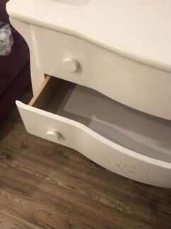 Детский пеленальный комод белый