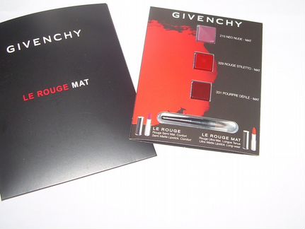 Новая палетка помад Givenchy