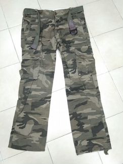 Брутальные брюки Abercrombie & Fitch камуфляж
