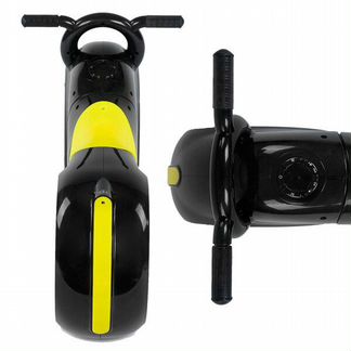 Беговел Star One Scooter Чёрный с желтым