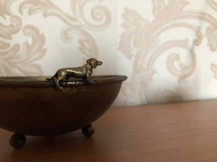 Пепельница бронза охотничья