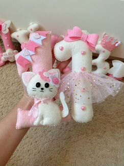 Интерьерная цифра/цифра на день рождения из фетра