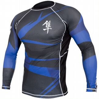 Рашгард hayabusa metaru rashguard black/blue