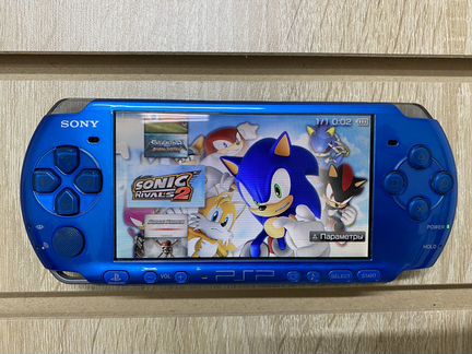PSP 3008 Slim синяя, доставка бесплатная, гарантия