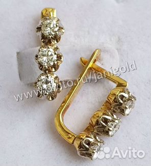 Золотые серьги