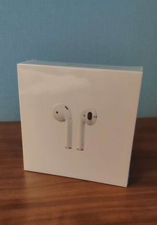 Apple Airpods 2 с беспроводным футляром mrxj2