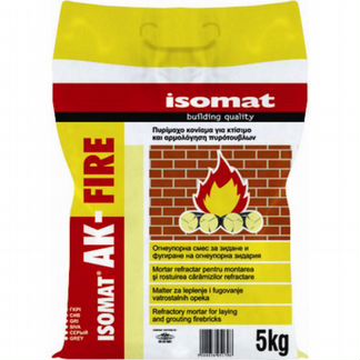 Isomat AK-Fire клей жаростойкий (5 кг)