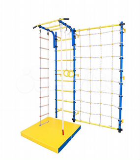 Шведская стенка детская с сеткой спорт комплекс