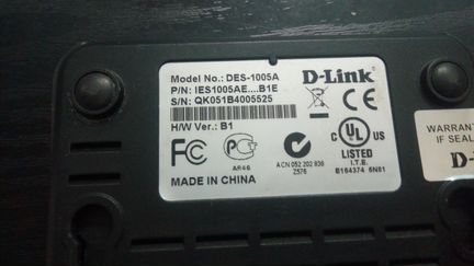 Коммутатор D-Link DES-1005A б/у 2шт