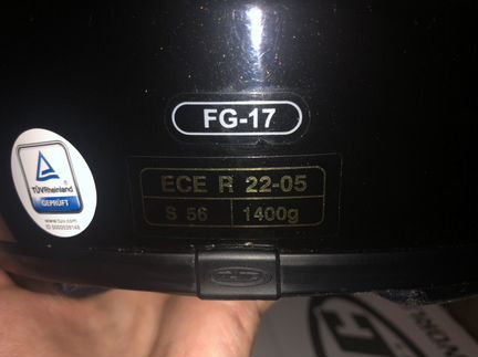 Мотошлем HJC FG-17 metal black