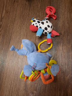 Мобиль, книга fisher price, шелестящие игрушки